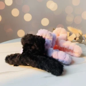 Fluffy clips Fluffy hair clip